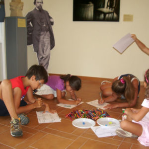 Visite guidate e laboratori per bambini alla mostra d'arte sulla Famiglia Rossetti, The House of life a cura di Daniela Madonna del Laboratorio ArtiBus, Casa Rossetti Vasto (CH)