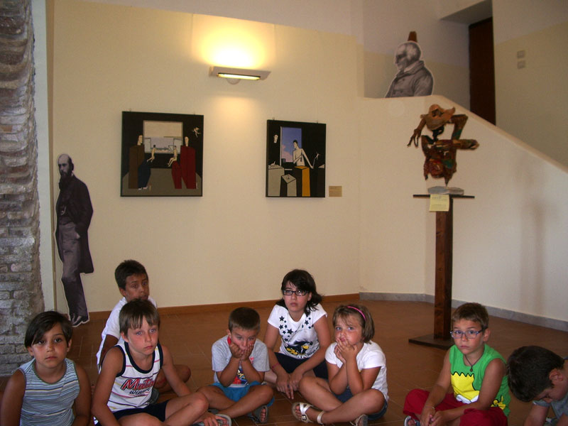Visite guidate e laboratori per bambini alla mostra d'arte sulla Famiglia Rossetti, The House of life a cura di Daniela Madonna del Laboratorio ArtiBus, Casa Rossetti Vasto (CH)