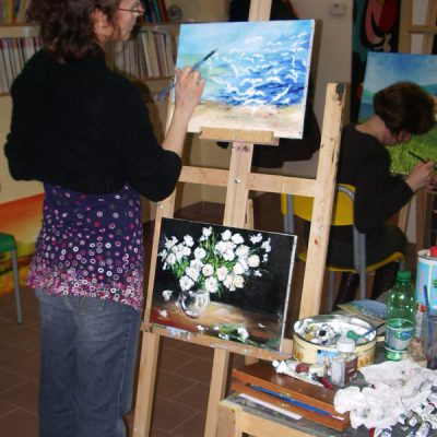 Laboratorio di pittura ad olio