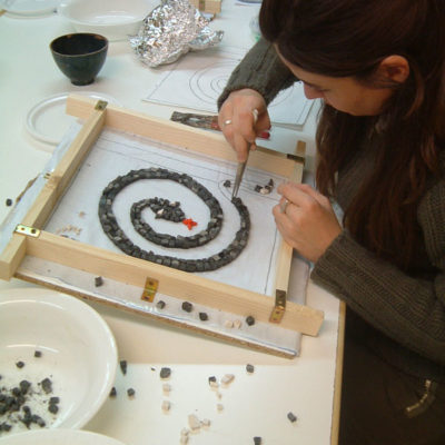 Corso di mosaico per adulti, Laboratorio ArtiBus Vasto (CH)