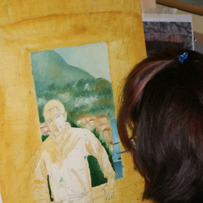 Corso di pittura ad olio per adulti a cura di Paolo Dongu, Laboratorio ArtiBus Vasto (CH)
