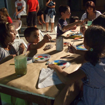 bambini, laboratori, vasto, estate, artibus, estemporanea, pittura