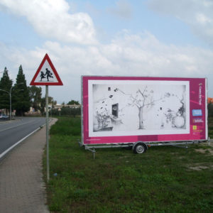 billboard, vasto, daniela madonna, arte di strada