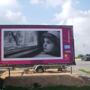 billboard, vasto, daniela madonna, arte di strada