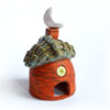 Campanella in ceramica. La casa e la luna